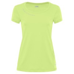 T-Shirt ladies fitted Round Neck collar, yellow