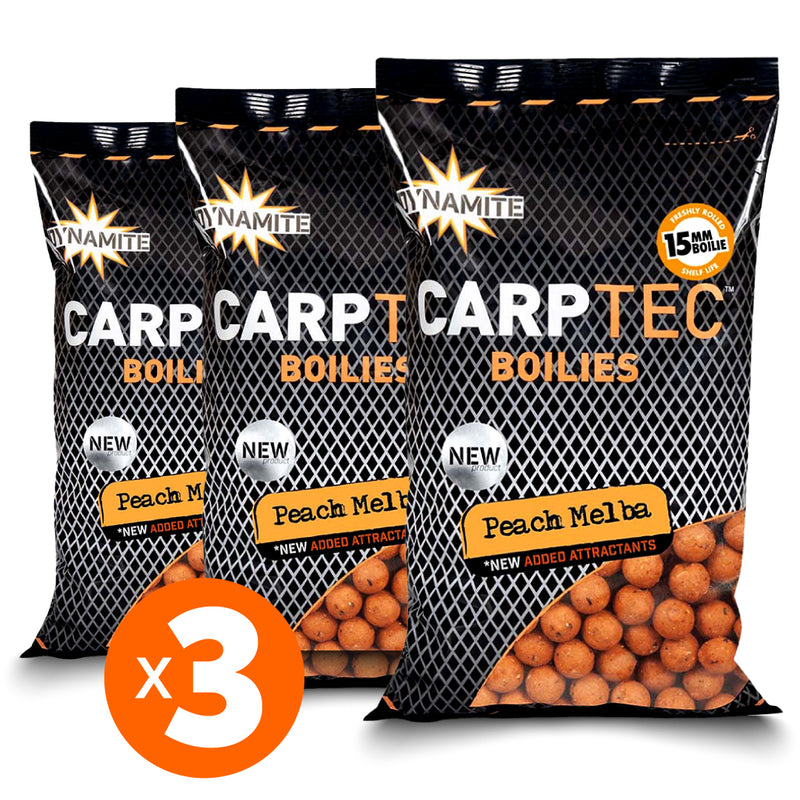 Boilies Carp-Tec Peach Melba 20 mm 1.8 kg (3 bags)