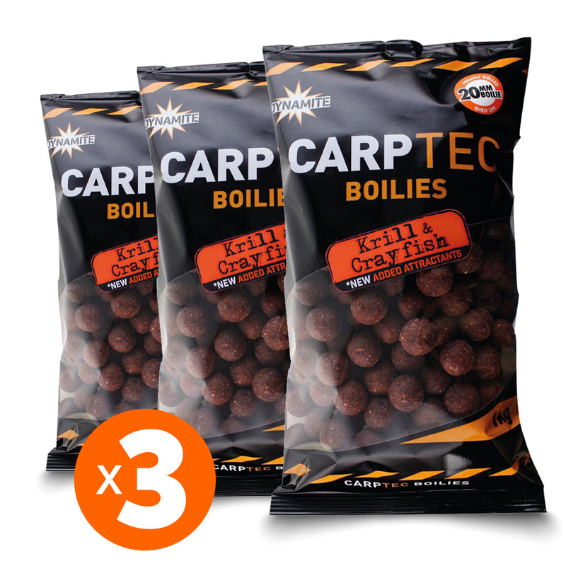 Boilies Carp-Tec Krill & Crayfish 20 mm 1.8 kg (3 bags)