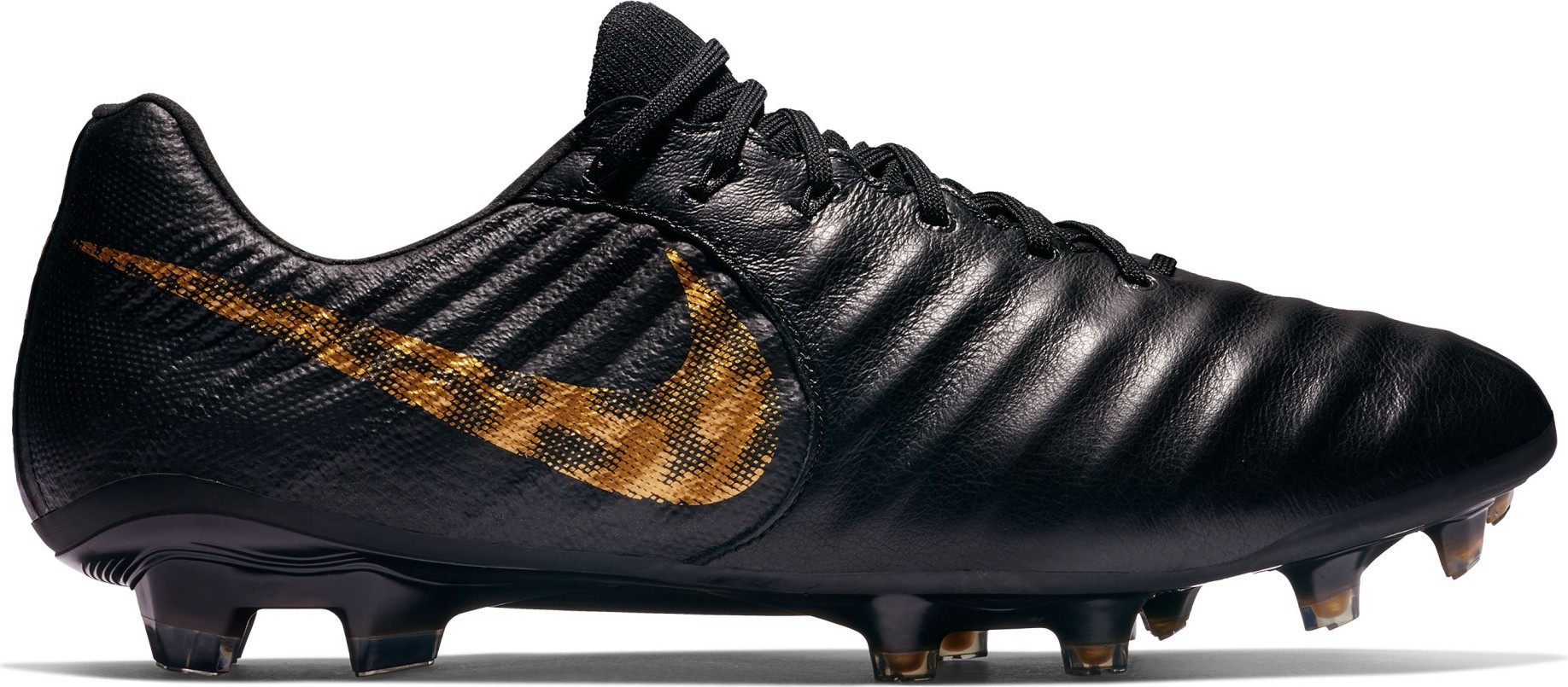 gold footy boots