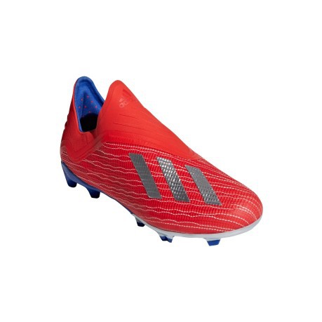 Botas de fútbol de Niño Adidas X 18+ FG Exhibición Pack colore rojo azul -  Adidas - SportIT.com