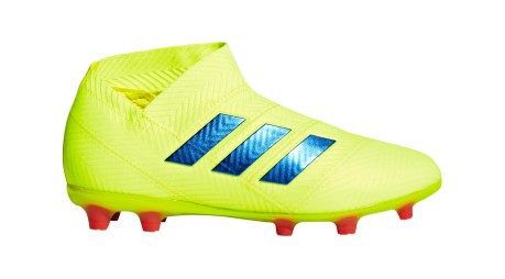 Football boots Adidas Nemeziz 18+ FG Exhibit Pack colore Yellow Blue -  Adidas - SportIT.com