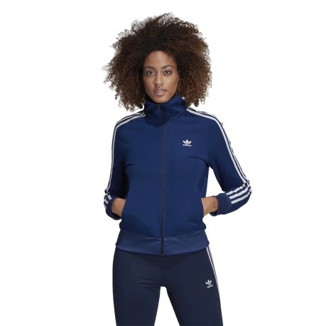 Felpa Donna Track Jacket colore Blu Bianco - Adidas Originals - SportIT.com