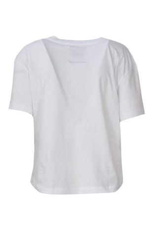 T-Shirt Woman Logo Short-white
