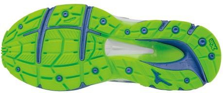 Zapatos de los hombres Wave Paradox 3 Estable A4 colore azul verde - Mizuno  - SportIT.com