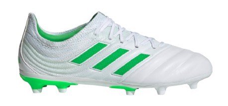 Fútbol zapatos de Niño Adidas Copa 19.1 FG de la manada colore blanco verde  - Adidas - SportIT.com
