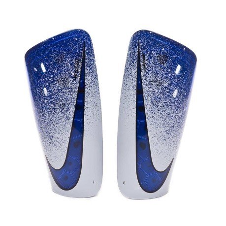 Shin Guard Nike Mercurial Lite colore White Blue - Nike - SportIT.com