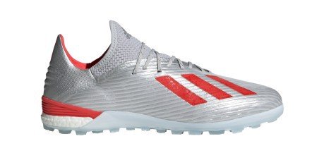 Shoes Soccer Adidas X 19.1 TF 302 Redirect Pack colore Silver White - Adidas  - SportIT.com