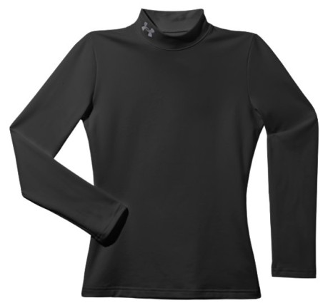 Camiseta térmica de cuello simulacro Coldgear niño colore negro - Under  Armour - SportIT.com