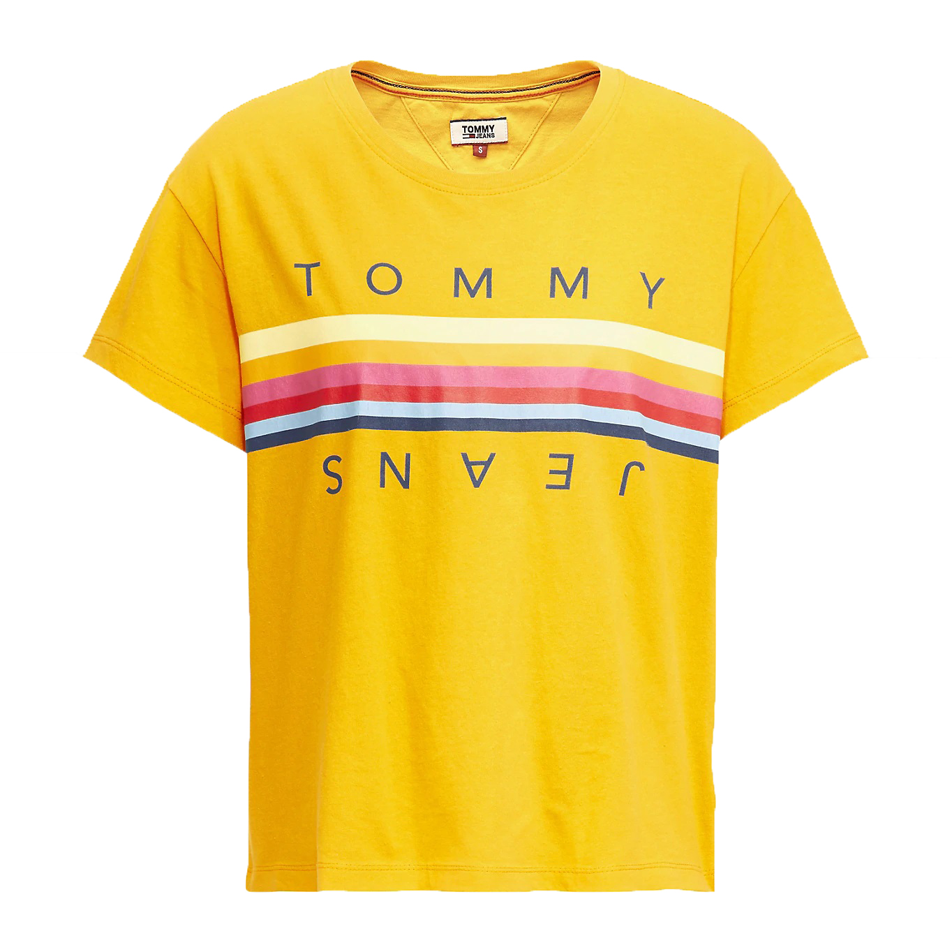 tommy jeans yellow top