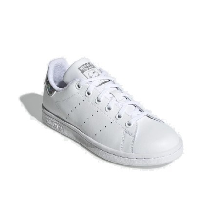 Shoes Stan Smith Junior colore White Silver - Adidas Originals - SportIT.com
