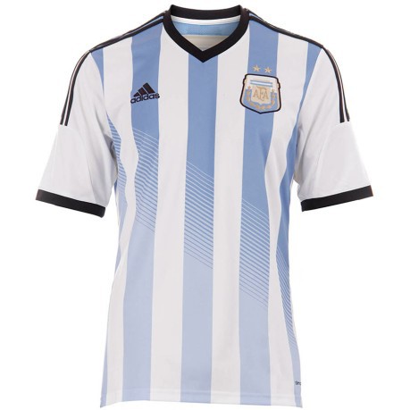 The first official jersey Argentina World cup 2014 colore White Light blue  - Adidas - SportIT.com