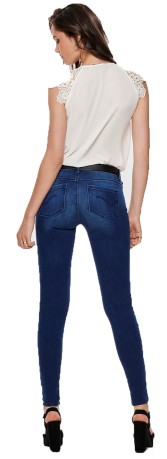 Jeans Donna OnlCarmen  Frontale Blu 