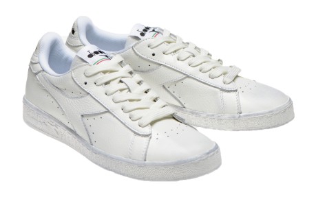 Shoes Game L Low Waxed Paper colore White White - Diadora - SportIT.com