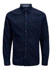 Camicia Uomo Con Solo Taschino blu
