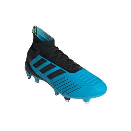 Scarpe Calcio Adidas Predator 19.1 SG Hardwired Pack colore Azzurro Nero -  Adidas - SportIT.com