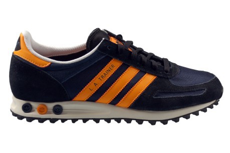 Mens shoes L. A. Trainer Textile colore Blue Orange - Adidas - SportIT.com