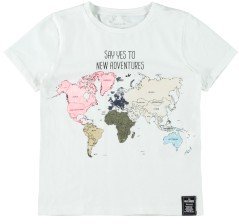 T-shirt Kind-Franken-Karte Vorderseite