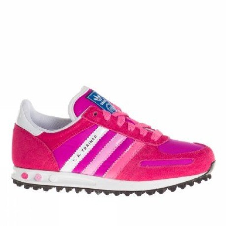 Shoes girl L. A. Trainer Kid colore Pink - Adidas - SportIT.com
