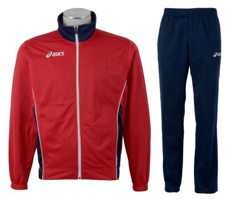 Trainingsanzug herren Suit Victor colore rot blau - Asics - SportIT.com