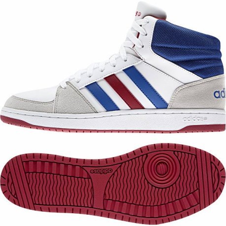 Zapatos de hombre Vl Aros de Mediados de Neo colore blanco azul - Adidas -  SportIT.com