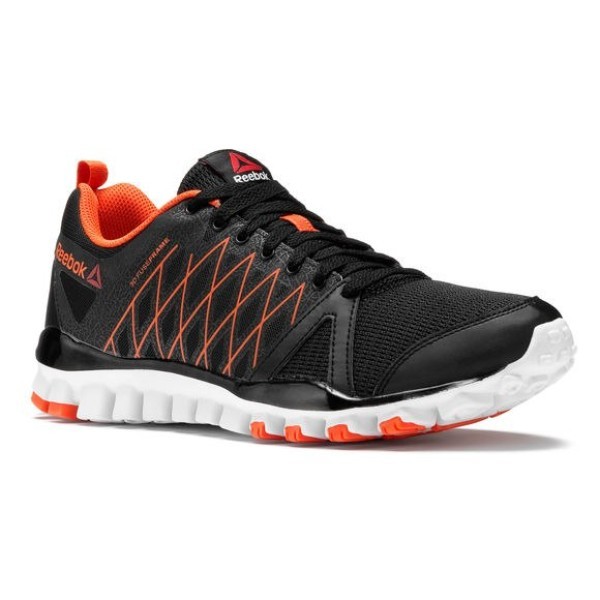 Men's shoes Realflex Advance 2.0 colore Black Orange - Reebok - SportIT.com