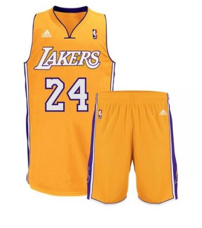 Completo bambino replica L.A. Lakers Kobe Bryant colore Yellow Violet -  Adidas - SportIT.com