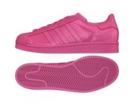 The shoe man Superstar Supercolor Pharrell Williams colore Pink - Adidas -  SportIT.com