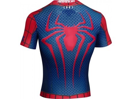 T-shirt man Alter Ego Amazing Spider-Man 2 " Compression colore Red Blue - Under  Armour - SportIT.com