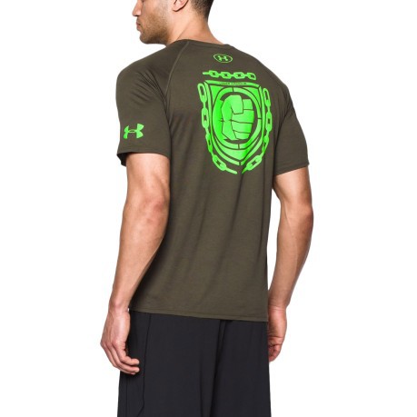 T-Shirt Alter Ego Avangers 2 Hulk colore Green - Under Armour - SportIT.com