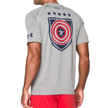 T-Shirt Alter Ego Avangers 2 Captain America colore Grey - Under Armour -  SportIT.com