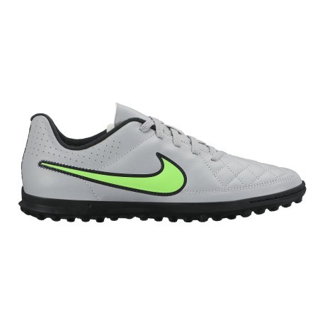 Shoes Soccer Tiempo Rio II TF jr colore White Green - Nike - SportIT.com