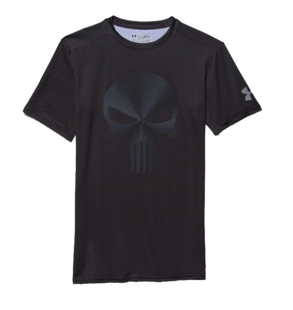T-shirt uomo Punisher compression colore Nero Grigio - Under Armour -  SportIT.com