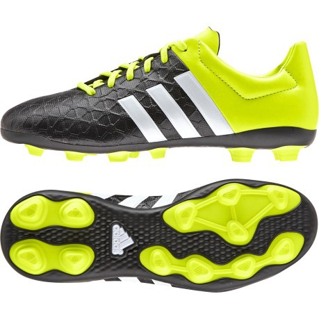 Botas de fútbol Adidas Ace 15.4 FG/AG colore negro amarillo - Adidas -  SportIT.com