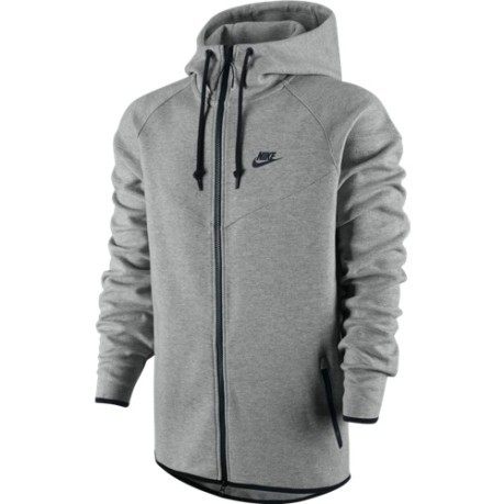 Men's Sweatshirt Tech Fleece WindRunner colore Grey Black - Nike -  SportIT.com