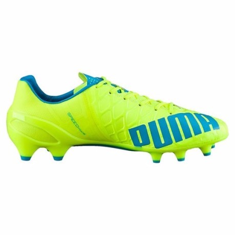 Puma Football Boots Evo Speed 1.4 Fg colore Yellow Light blue - Puma -  SportIT.com