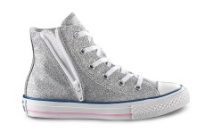 Bebé zapatos de All Star H Dijo Postal de Gitter gris