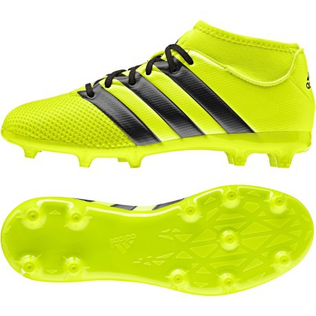 Fútbol zapatos de Niño Adidas Ace 16.3 Primemesh FG/AG colore amarillo  negro - Adidas - SportIT.com