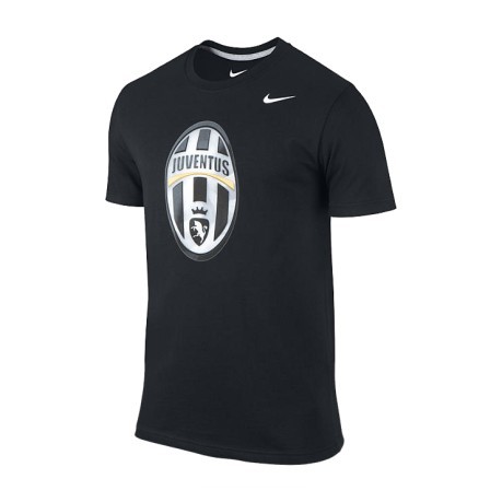 Juventus T-Shirt Core Basic Crest colore Black Grey - Nike - SportIT.com