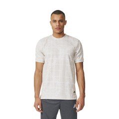 Men's T-Shirt Graphic Dna white grey model