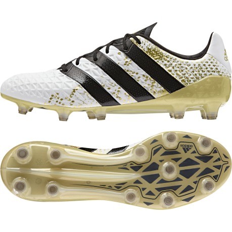 Bueno Roble malla Botas de Fútbol Adidas Ace 16.1 FG colore blanco oro - Adidas - SportIT.com