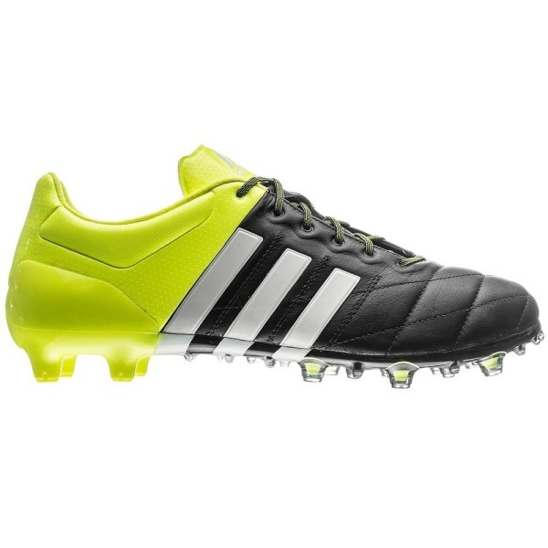 de Fútbol Adidas 15.1 FG/AG Cuero colore negro amarillo - Adidas - SportIT.com