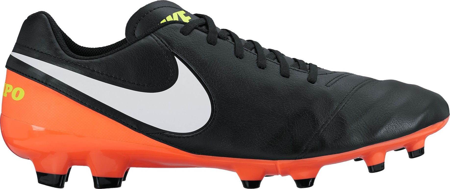 Recurso maquinilla de afeitar longitud Botas de fútbol Nike Tiempo Genio Leather FG II para colore negro naranja -  Nike - SportIT.com
