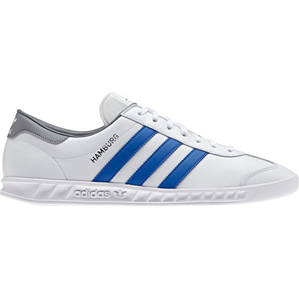 Mens Shoes Hamburg colore White Blue - Adidas Originals - SportIT.com