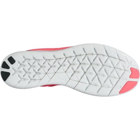 Schuhe Damen Free Rn-rosa-weiß