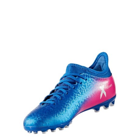 Football boots Kid Adidas X 16.3 AG Blue Blast Pack colore Blue Pink -  Adidas - SportIT.com