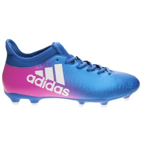 Scarpe Calcio Adidas X 16.3 FG Blue Blast Pack colore Blu Rosa - Adidas -  SportIT.com