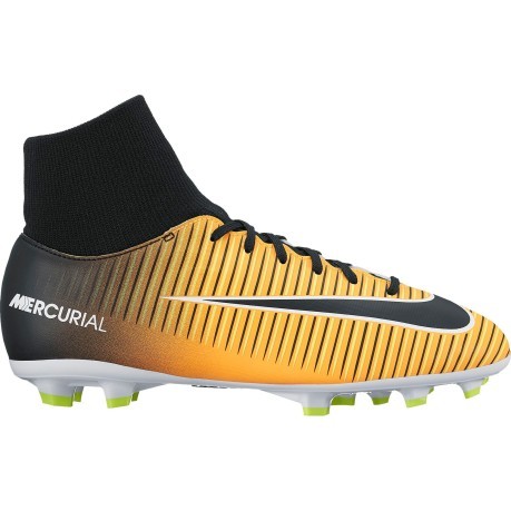 Chaussures de Football Enfant Nike Mercurial Victory VI FG Noir/Jaune  colore Noir jaune - Nike - SportIT.com