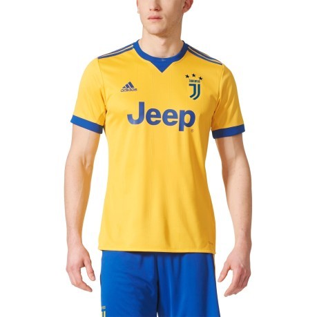Maglia Calcio Juve Away 17/18 colore Giallo Blu - Adidas - SportIT.com