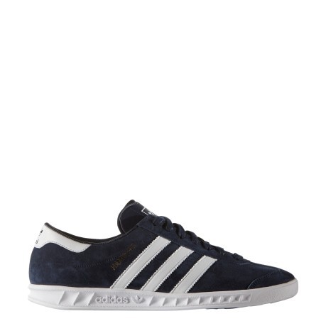 Mens Chaussures De Hambourg colore bleu blanc - Adidas Originals -  SportIT.com